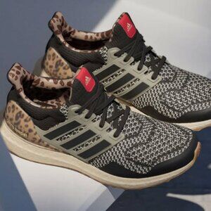 NWT RARE Women's Adidas Ultraboost 1.0 "Leopard" Core Black JR5844